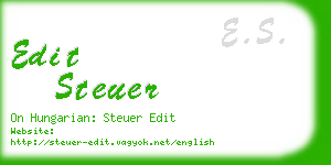 edit steuer business card